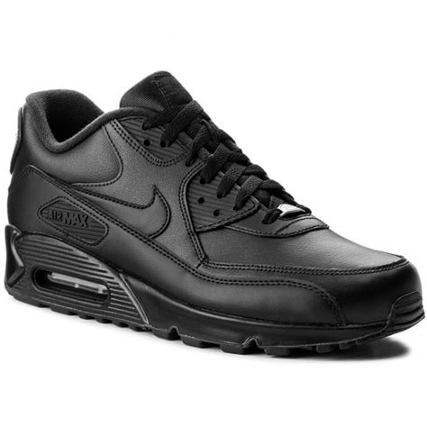 black leather Nike sneakers men